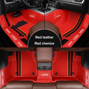 YOTONWAN двухслойный автомобильный коврик на заказ для Hyundai Всех моделей solaris tucson 2016 sonata ix25 i30 Автоаксессуары для стайлинга автомобилей