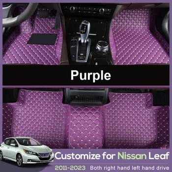 Специально подобранный автомобильный коврик для NISSAN Leaf Аксессуары для интерьера, экологичный прочный толстый ковер, адаптированный для левого/правого привода
