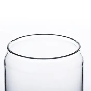 Стеклянные пузырьковые чайные чашки с широким горлышком, прозрачные для кофе со льдом 550 мл