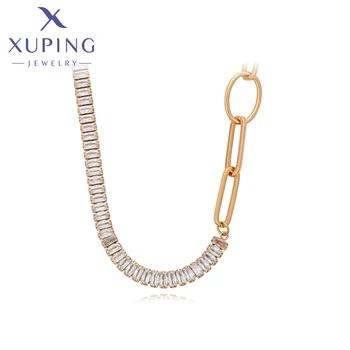 Ювелирные изделия Xuping, Новое поступление, модное очаровательное ожерелье-цепочка для женщин и девочек, изысканный подарок на День матери